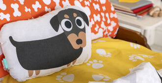 Shaped cushions for children