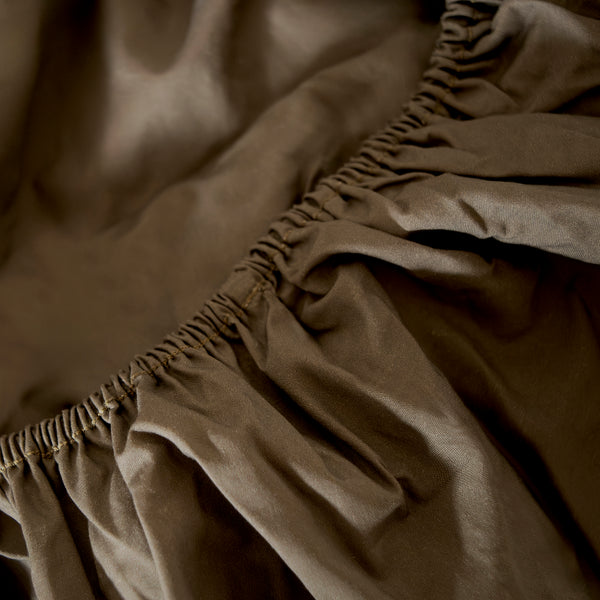 Fitted sheet Brown