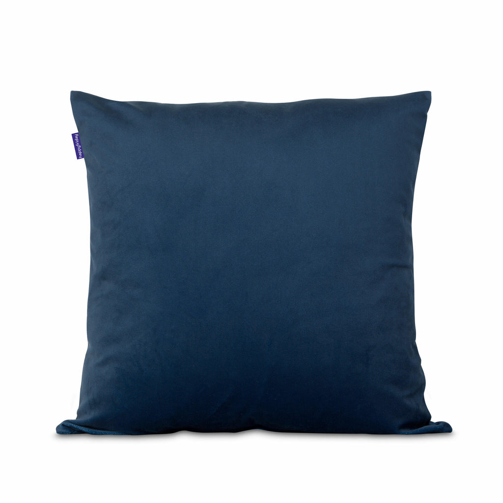 Funda de 50x60 para almohada decorativa CORAL rayas color azul o malva