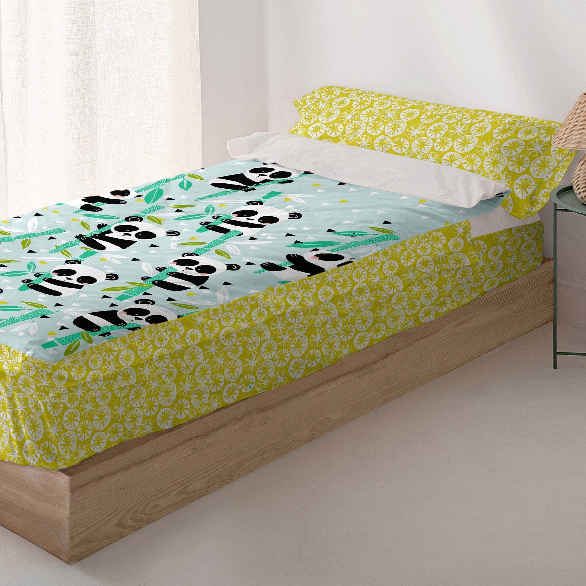 Set Copripiumino 3 Pezzi Bambini Bohemien - Microfibra Ipoallergenica Con Cerniera Nascosta, Taglie Singolo/Matrimoniale/King