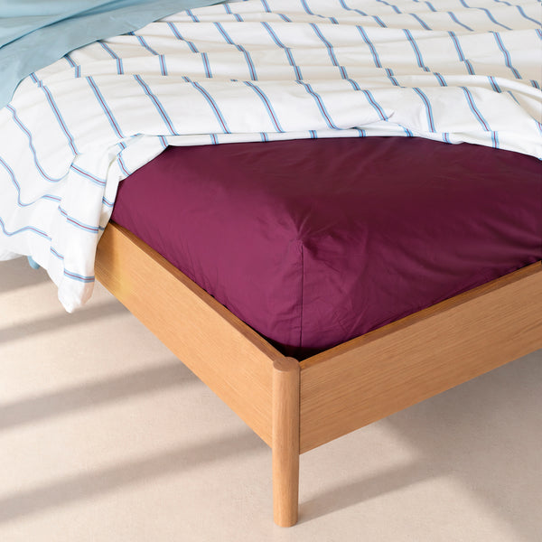 Fitted sheet Burgundy