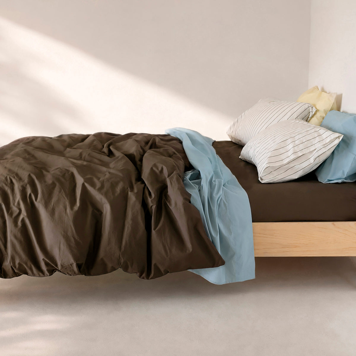Brown bedding from the Playful collection