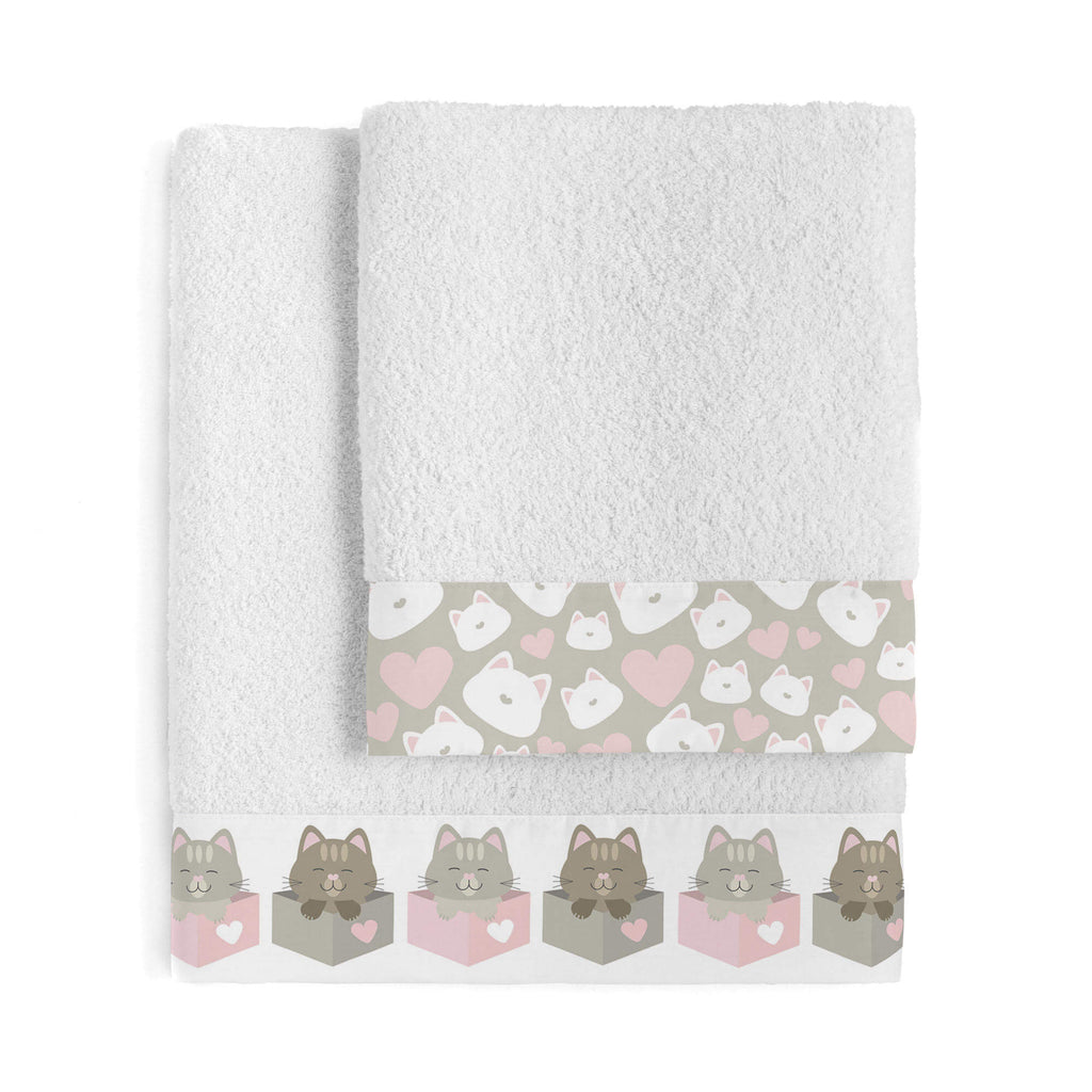 KITTY JUEGO TOALLAS Pack de 2