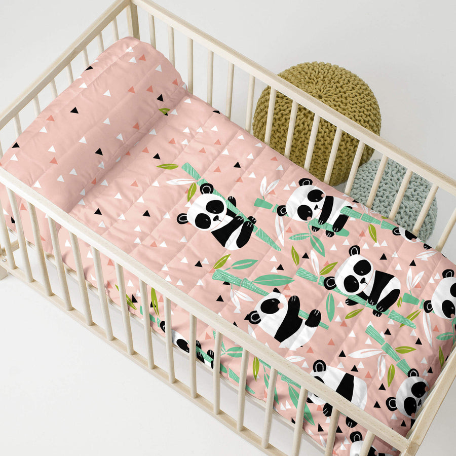 PANDA GARDEN COLCHA CUNA