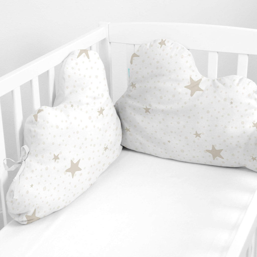 NUBE LITTLE STAR BEIGE CHICHONERA FORMA 60x40