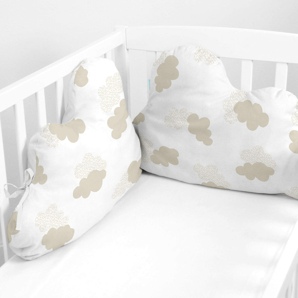 NUBE CLOUDS BEIGE CHICHONERA FORMA 60x40