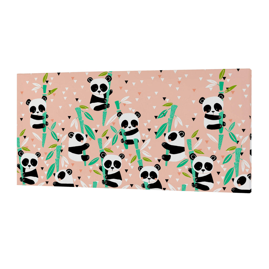 PANDA GARDEN LIENZO 27x54