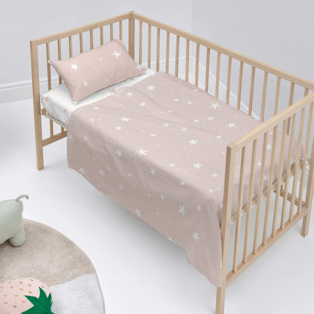 LITTLE STAR PINK JUEGO DE SABANA CUNA