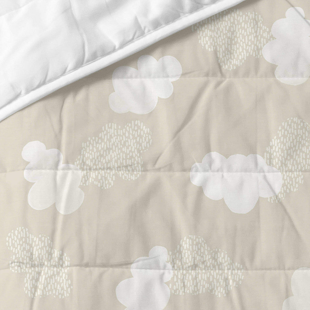 CLOUDS BEIGE COLCHA