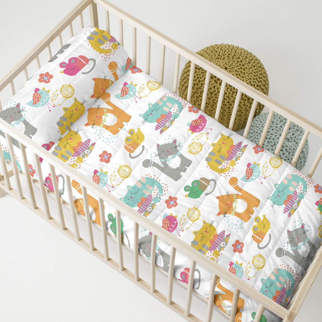 CAT & MOUSE COLCHA CUNA
