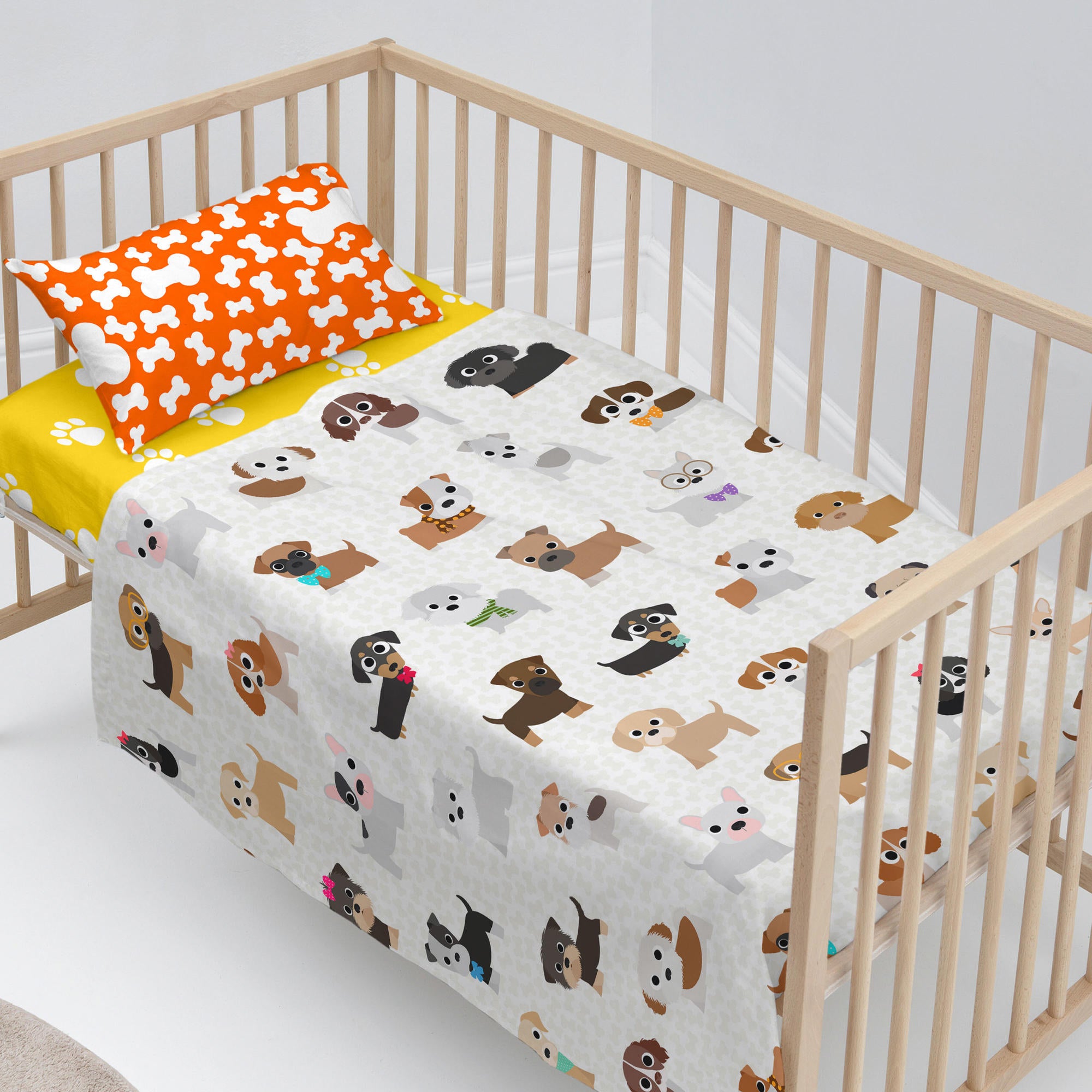 Matt&Rose Parure Bohemien Per Bambini - Copripiumino 140x200 Cm E Federa 63x63 Cm - 100% Cotone, Reversibile, Rosa